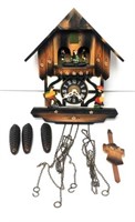 German Painted Cuckoo Clock
