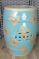 Antique Chinese Green&Gold Porcelain Garden Stool
