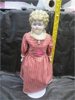 Antique Porcelain Doll 18&3/4"