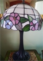 T - TIFFANY STYLE TABLE LAMP (L12)