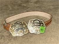 1996 Firecracker Championship Belt with 2 Belt