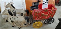 cast iron horse & wagon circus?