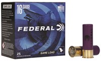 Federal H16075 GameShok Upland 16 Gauge 2.75 1 oz