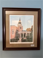 "Wait Chapel" Signed H Respess 23 x 25 153/550