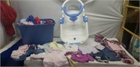 Tote Full Baby Clothes, Baby Bath