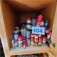 CONTENTS OF SPICE CABINET