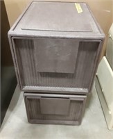 2 drawer plastic file cabinet