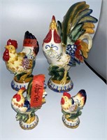 Fitz and Floyd Rooster Decor