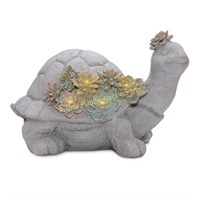 Melrose $35 Retail Turtle with Succulent Solar