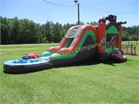 Combination Pirate Bounce House/Slide Combo