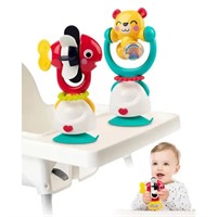 2 Pack High Chair Suction Toys with Suction Cups f