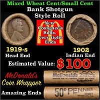 Small Cent Mixed Roll Orig Brandt McDonalds Wrappe