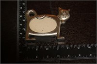 Metal cat picture frame