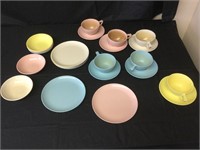 Mel Mac Coffee Cups & Saucers, 7” Plates, 5” Bowls