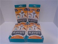 LOT OF 4 2021 PLAYOFF FOOTBALL FACTORY SEALED