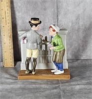 THE 12 NORMAN ROCKWELL FIGURINES THE RIVALS