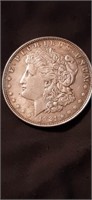 1921 Morgan silver dollar no mint mark