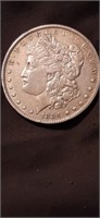 1884 Morgan silver dollar  New Orleans mint