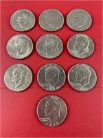 1970’S 10X EISENHOWER DOLLARS