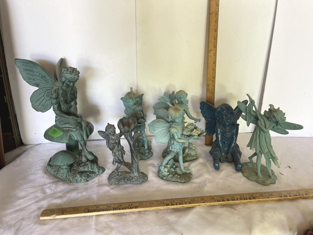 Resin Fairy decor lot- see pictures