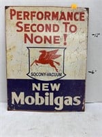 Metal Sign - Mobilgas