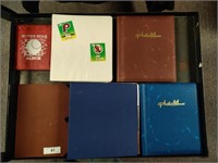 6 Binders full of assorted sports trading cards