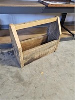 Heavy country rought cut wooden box