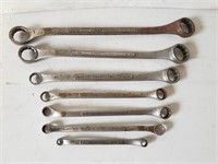 Assorted Craftsman Box End Wrenches SAE & Metric