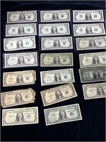 $1 Bills: Silver Certificates, Star Notes etc