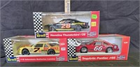 (3) Revell NASCAR Die Cast Cars