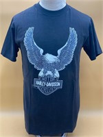 Vintage Harley-Davidson Black & White Eagle Shirt