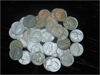 (35) Jefferson Nickels 1964 and Before