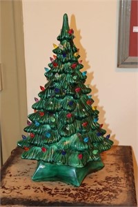Ceramic Christmas tree 18" tall