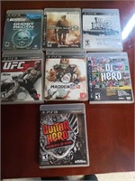 LOT DEAL OF  8 ASSORTED PS3 GAMES