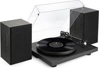 Vinyl Record Player Turntable with Speakers (36W)