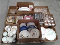 Pallet-- Plates, clear glass, cups/saucers