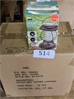 12ct solar bug zapper lanterns