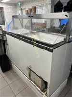 ~67" Ice Cream Dipping Cabinet w/ Sneeze Guard