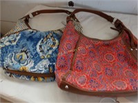 2 Tignanello cloth purses