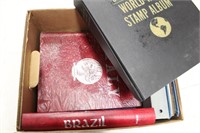 Worldwide 3000+ stamps box of Albums & stockbooks