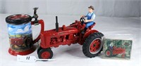 McCormick Farmall H Tractor w/Mug & Tin