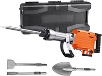 $136  VEVOR Demolition Jack Hammer 2200W  4 Chisel