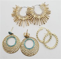(KC) Goldtone Pierced Earrings - Baublebar,