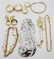 (KC) Bellezza Silvertone and Goldtone Bracelets
