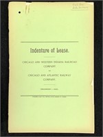 1888 Indenture of Lease C&WI to C&A Ry, Railroad