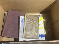 Vintage Hymnals, Music Books, Etc