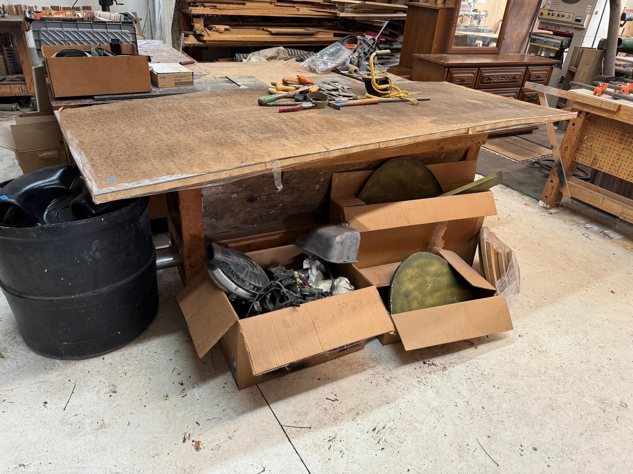 8’ Shop Bench-Wooden