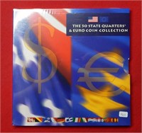 Sealed 50 State Quarter & Euro Collection