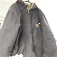 CARHARTT LINED HOODED JACKET SIZE MEDIUM