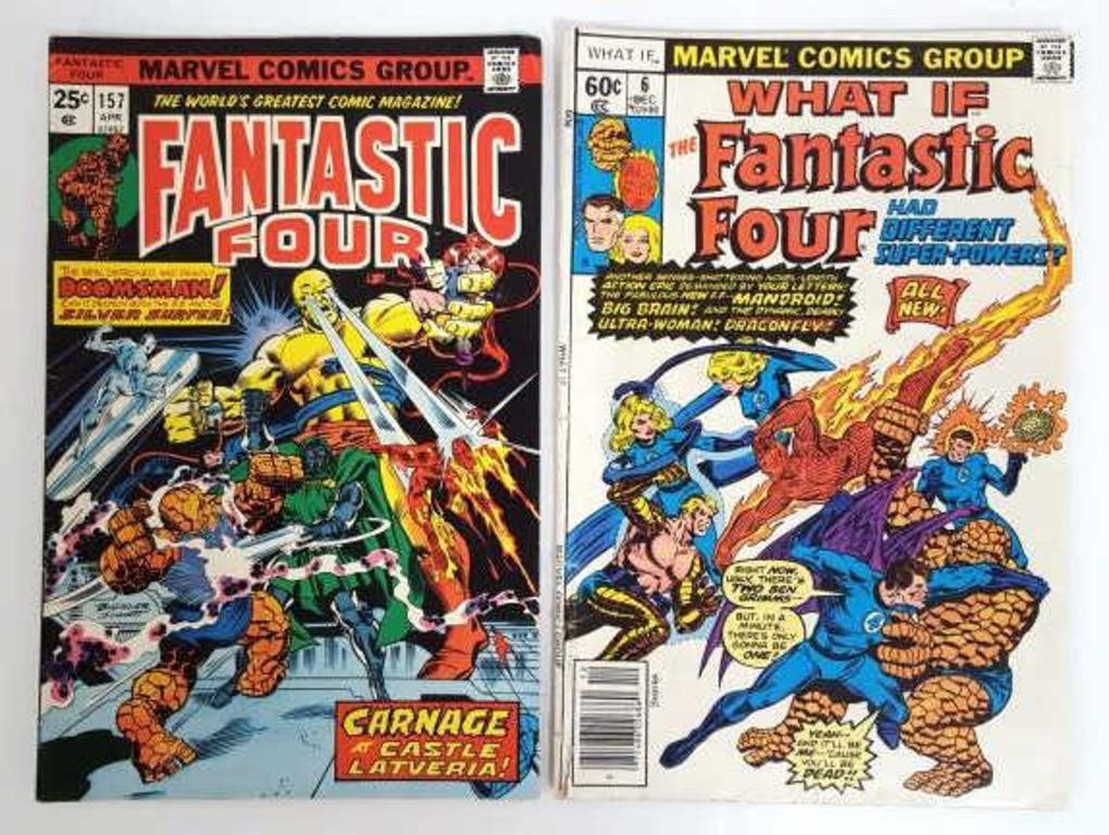 '75 Fantastic Four; '77 #6 What If The Fantastic 4